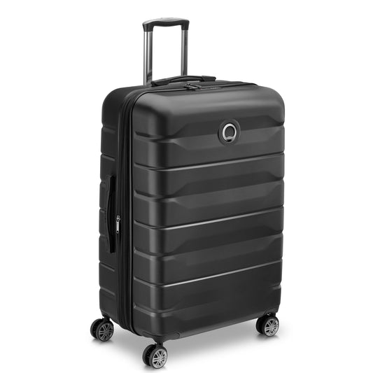 DELSEY | AIR ARMOUR SUITCASE - Expandable | HARD (Black)